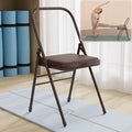 Folding Yoga Chair for Adults Pilates Chair Space-Saving Yoga AuxiliaryChair Balance Handstand Training Tool Premium YogaSupport for Home Workouts and Stretching(Brown)