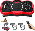 Himaly Vibration Plate Machine, Vibration Fitness Trainer with Bluetooth Speaker, 5 Program Modes, 2 Resistance Bands, Home Exercise Equipment for Fitness Body Toning