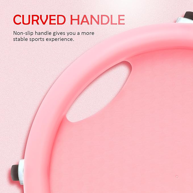 Cabilock Ab Roller Wheel with Four-wheel Silent Glide and Mat, Auto Rebound Abdominal Exercise Wheel for Core Training, Workout Fitness Equipment for Men and Women