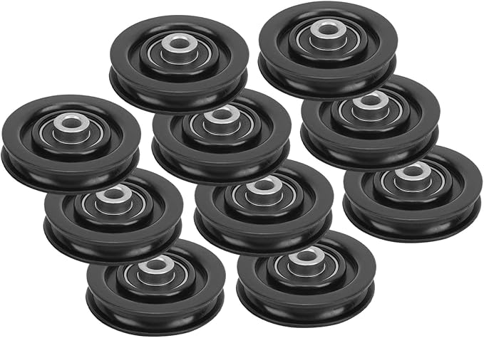 Nylon Iron Fitness Bearing Pulley, Home Gym Accessories Strength Training Equipment Attachment, Suitable for Health Club, Family Fitness, Business or Private use, Necessary