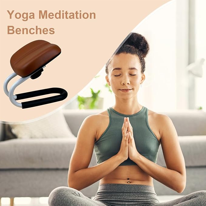 Prayer Bench for Kneeling - Folding Meditation Bench, Soft Kneeling Chair | Comfortable Prayer Cushion Pad, Portable Worship Support Tool, Sturdy Construction for Yoga and Daily Prayer Rituals at Home