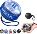 2026 Gyroscopic Wrist Ball Exerciser with LED Lights, Auto-Start Hand Grip Strength Trainer,Adjustable Resistance Forearm Exerciser for Therapy Fitness