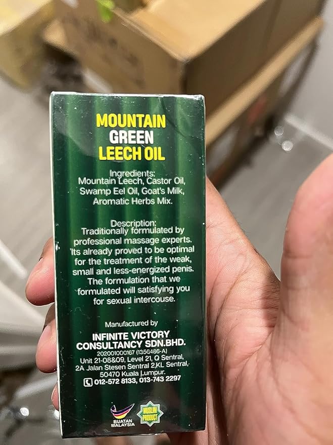 Leech Oil Penis Enlargement Male Massage Essential Oil for Men, Men Penis Growth Increase Enlarge Oil, Moisturizing Massage Oil