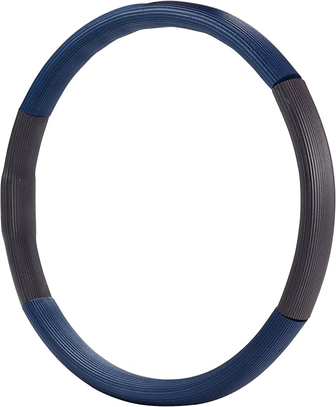 AeroPilates Pilates Magic Circle Ring – 12” Resistance Ring for Full-Body Toning – Strengthens Thighs, Arms, Chest & Core – Lightweight with Soft Cushioned Cover – Workout Guide Included