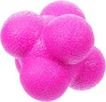 Hexagonal Reaction Ball Silicone Fitness Ball Agility Trainer for Speed and Coordination Training Indoor Sports Exercise Equipment