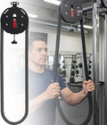 Endless Rope Trainer | Suspension Endless Rope Pulley System | Adjustable Resistance Trainer Machine | Closed-Loop Nylon Rope | Home Gym Infinity Rope for Interval Resistance Training