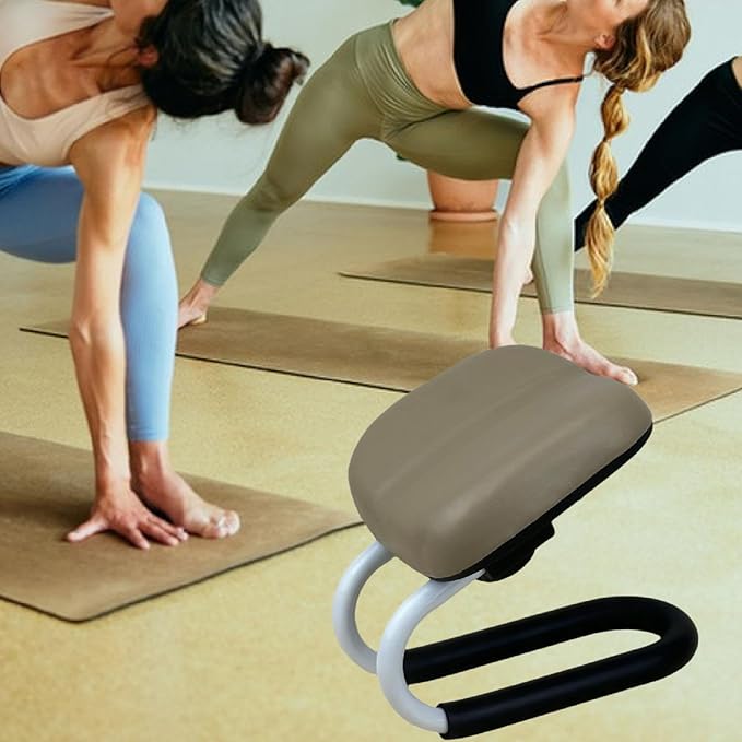 Meditation Bench Kneeling Stool Adjustable Height for Pilates