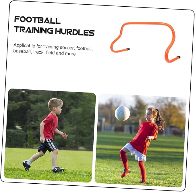 balacoo 5pcs Agility Hurdles for Football Training Hurdles for Boys and Girls Coordination Practice and Convenient Sports Equipment for Athletes