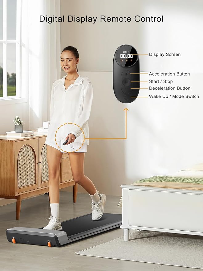 WALKINGPAD Foldable Walking Pad for Home Office, Under Desk Treadmill with Adaptive Speed Control, Compact Design for Small Spaces, No Assembly Needed