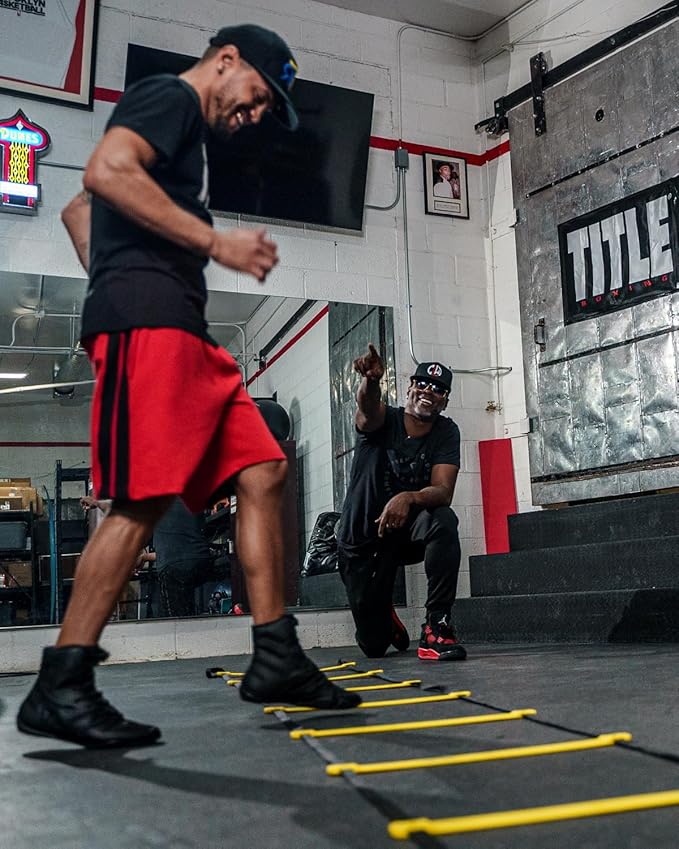 Title Boxing Speed & Agility Ladder - Agility Ladder, Speed Ladder, Boxing Training, Speed Training, Agility Training Equipment, Footwork Ladder, Sports Agility Ladders