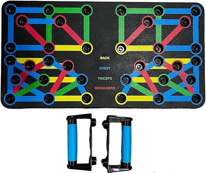 Pushup Board 25 in 1 | Perfect Push Up Board | Push Up Bar Handles | Multi-Functional Pushup Board Fitness Floor | Strength Training Equipment | Home Workout Equipment | Perfect Choice for Daily Gifts