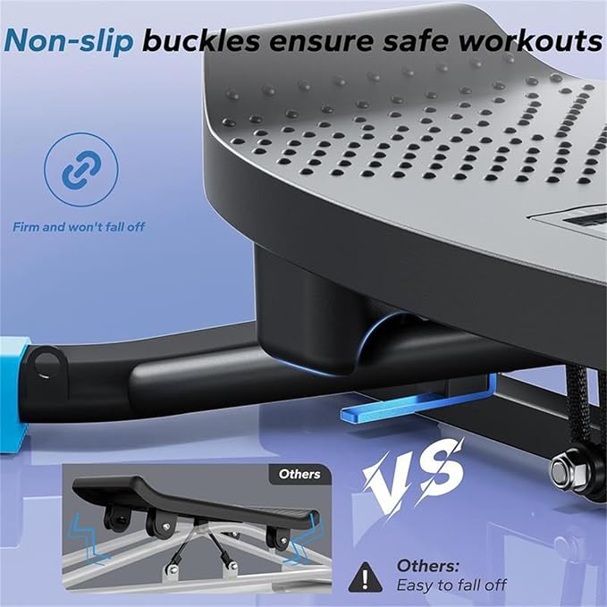 Balance Board, All-Motion Trainer, Portable Ski Balancing Machine with LCD Monitor, Balance Board with Resistance Bands, Burn Fat, Sculpt Curves & Feel Stronger