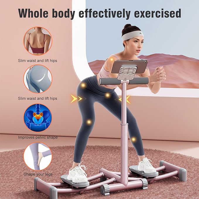 Ski Machine Leg Exerciser – Pelvic Floor & Thigh Toner, Home Aerobic Workout Equipment for Women & Men, Portable Leg Beauty Trainer for Toning, Fitness, and Core Strength