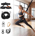 Bungee Fitness Equipment Set (Size S, 66–88 lbs), Low-Impact Joint-Friendly Trainer for Aerial Yoga & Dance, 360° Swivel Adjustable Harness, Shock-Absorbing Latex Resistance for Home Gym Workout