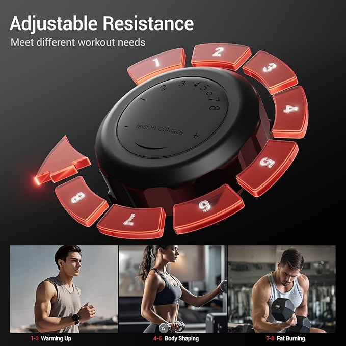 LONTEK Elliptical Machine, Elliptical Exercise Machine for Home with Hyper-Quiet Magnetic Driving System, Elliptical Trainer with 15.5IN Stride & LCD Monitor, 100% Levels Resistance