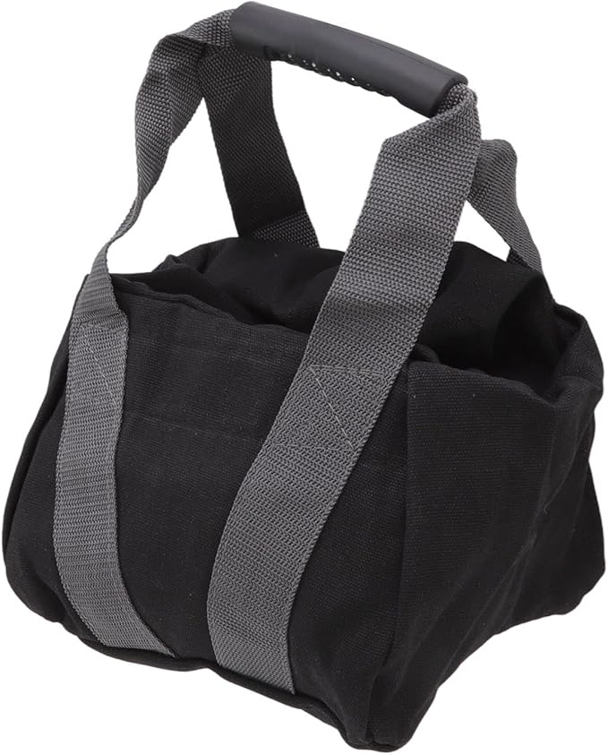 Canvas Workout Sandbag, Ergonomic Handle Adjustable Yoga Sandbag Adjustable Kettlebell Kettlebell Handle Sandbag Portable Bag for Home Training, Yoga, Fitness