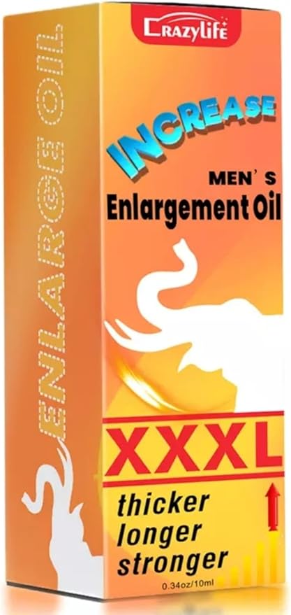Massage Oil for Men, Male Enlarger Oil Growth Oil Fast Big Thick Long by CrazyLife for Men Enlargement 10ML by Tonisabery