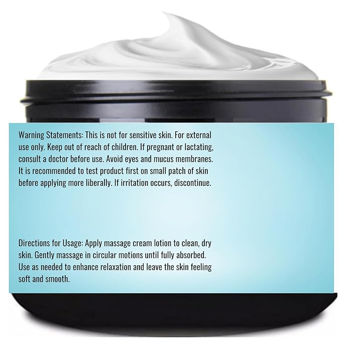 Essentially KateS Peppermint + Eucalyptus Cooling Blend Cream Lotion 4 Fl Oz - enriched with Ceramide 1, 3, and 6II - Soothing After Physical Activity - Providing comfort for overworked muscles.