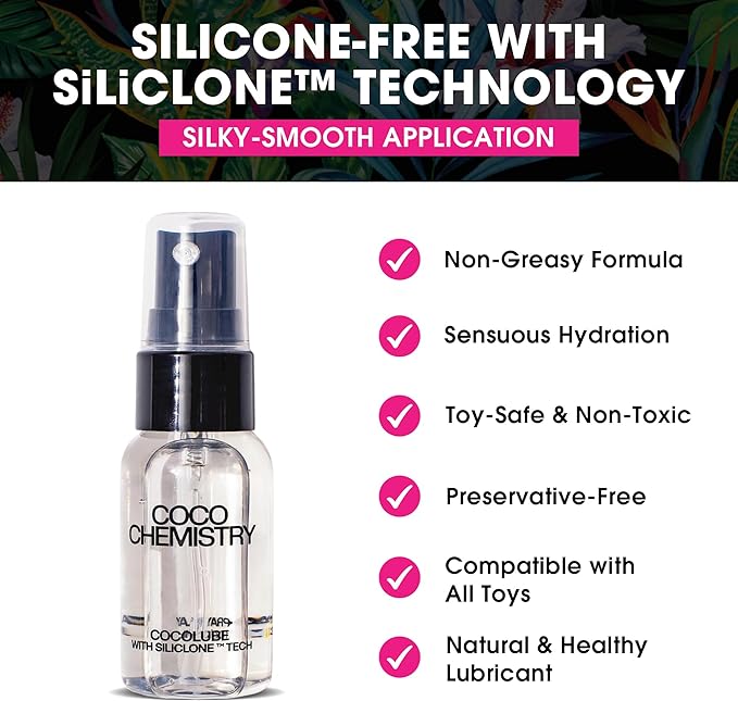 Cocolube Spray - 4oz Coconut Oil Hydrating Body and Massage Oil with SiliCLONE Technology, Lightweight, Non-Greasy Moisturizer for Skin and Hair, Silicone-Free, Travel Size, Ultimate and Comfort