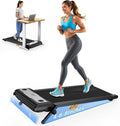 Walking Pad with Incline, 2.5HP Under Desk Treadmill, 3 in 1 Portable Treadmill with Remote Control, LED Display, Hidden Safety Switch, Mini Walking Jogging Machine for Home Office