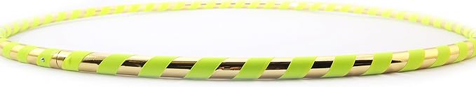 Weighted Beginner Fitness Hula Hoop for Adults - Exercise Hoop for Weight Loss & Core Workout - Large Diameter Hoop for Easy Learning - Handmade in USA - Multiple Sizes & Colors