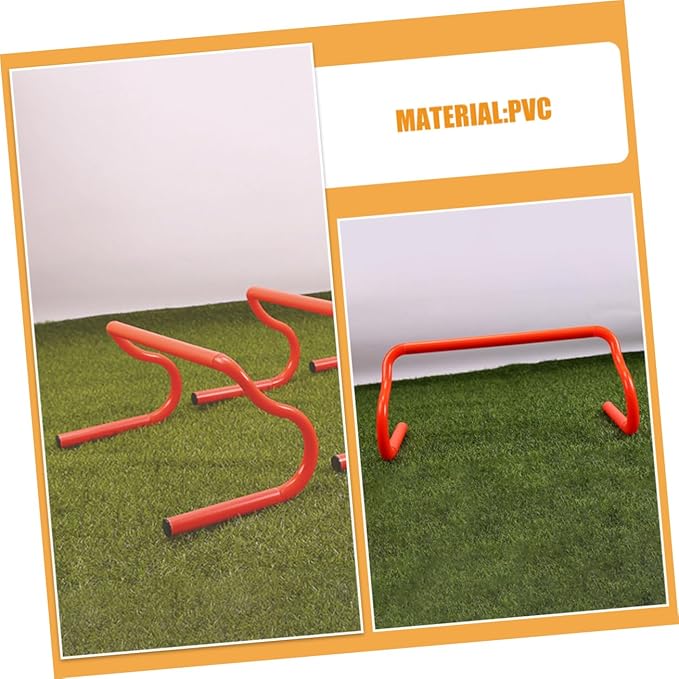 BESPORTBLE 3pcs Portable Speed Hurdles Agility Training Rack Modular Hurdles for Athletes Basketball Baseball Soccer Football Sports