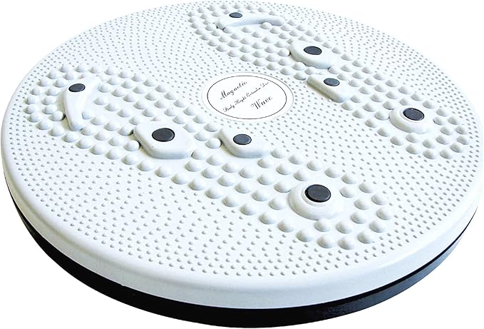 Daiwa Felicity Figure Trimmer Ab Twister Board - Waist Twister Machine for Core & Abs Exercise - Waist Twisting Fitness Tool, Dizzy Disc Twist Board for Slimming Workout with Magnets Reflexology