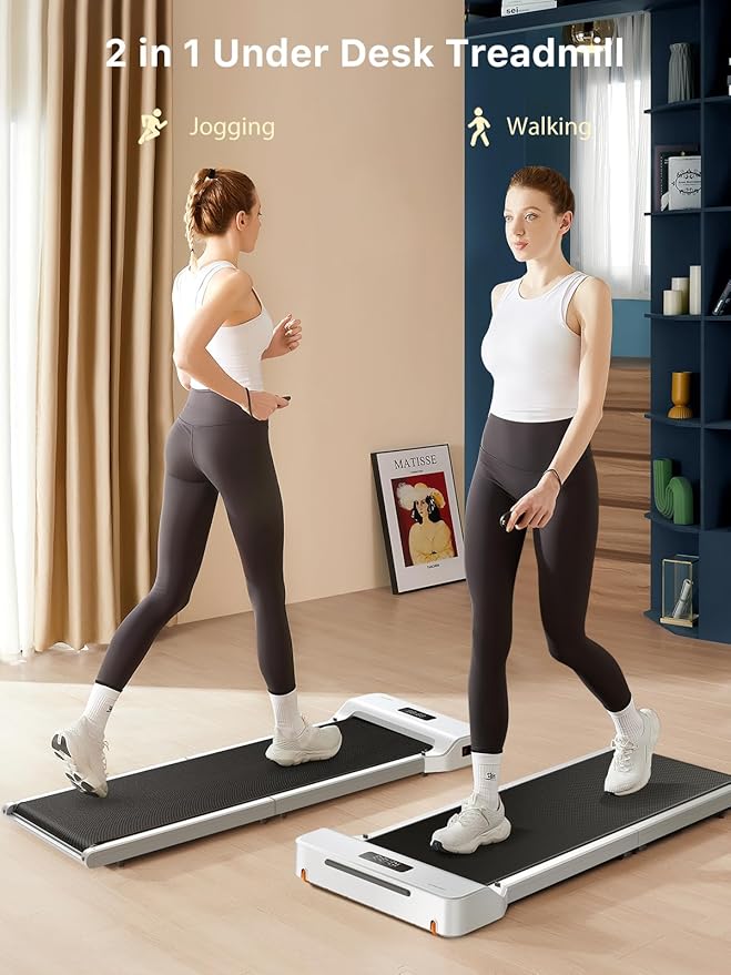 WALKINGPAD Foldable Walking Pad for Home Office, Under Desk Treadmill with Adaptive Speed Control, Compact Design for Small Spaces, No Assembly Needed