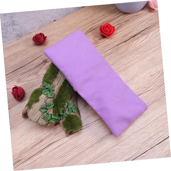 Eye Mask for Sleeping Silk Yoga Pillow for Women Men Relaxation Eye Pillow Purple