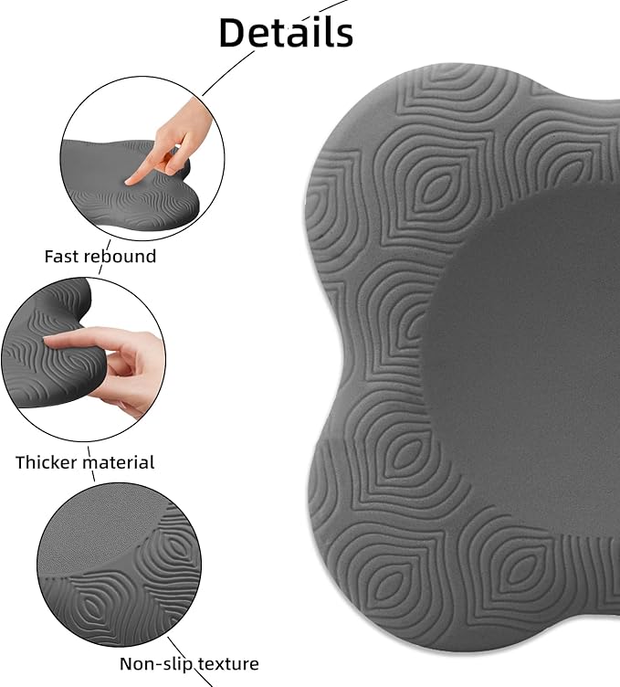 2 packs Yoga Knee Pad Mats Extra Thick for Knees Elbows Wrist Hands Head Foam Pilates Kneeling pad Yoga Knee Cushion Thick Exercise Pads for Knees Elbows Wrist Hands Head Foam Pilates Kneeling pad，Support Foam Pads for Women and Men
