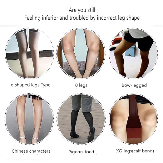 Leg Correction Belt - Adjustable Posture Corrector Belt - O/X Air Pressure Corrector Bandage, Bow Leg corrector, Easy to Correct for Children and Adults