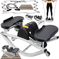 Rocking Stepper Side to Side Rock Stepper Side to Side Machine Rock Stepper Exercise Machine with Resistance Bands&Led Display, Low-Impact Home Workout Machine for Knees Joints Legs