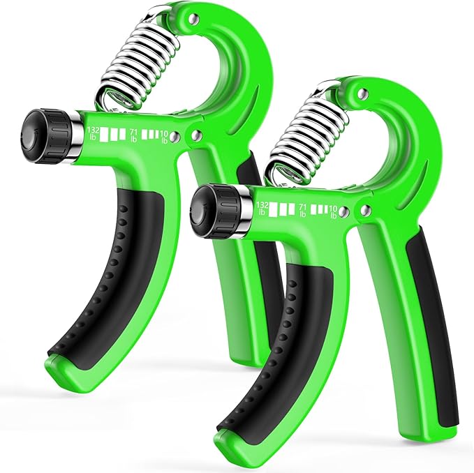 FitBeast Grip Strength Trainer 2 Pack – Adjustable Hand Grip Strengthener for Strength Training & Rehabilitation, 10-132 lbs Resistance Forearm Strengthener, Ideal for Athletes, Rehab, Office