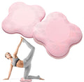 2 Packs Yoga Knee & Elbow Cushions - Extra Thick Foam for Knees, Elbows, Wrists, Hands & Head - Pilates & Kneeling Pads - Support Foam Pads for Women & Men