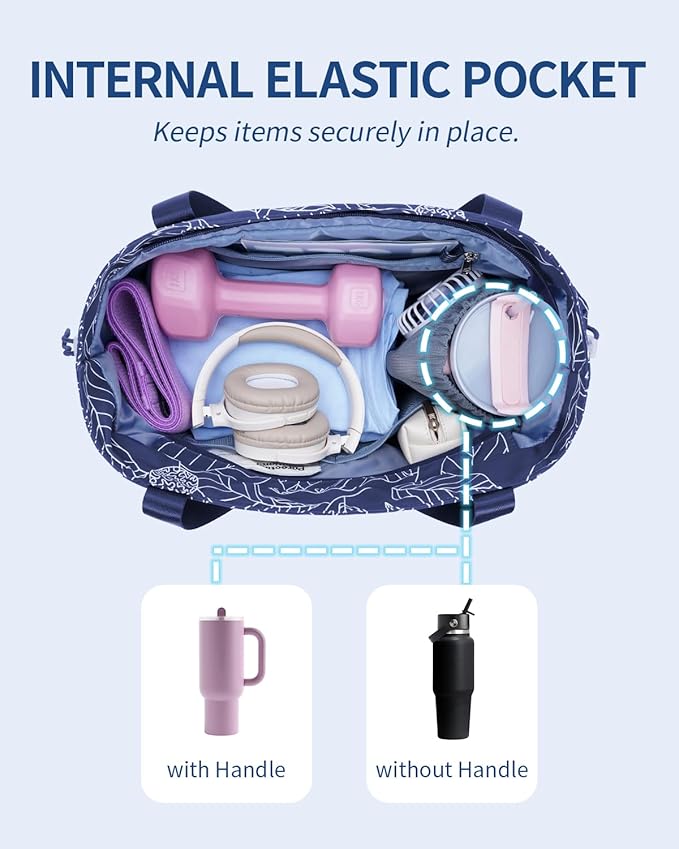 sportsnew Yoga Mat Bag Tote Yoga Gym Bags For Women Men with Waterproof Wet Pocket & Hook-and-loop, Quick Access Storage Yoga Mat Bag Carrier