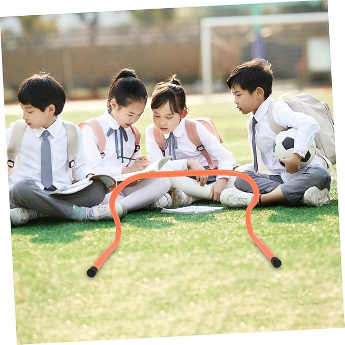 POPETPOP 4Pcs Plastic Training Hurdles Durable Agility Hurdles for Speed Training Professional Sports Track Hurdles for Football Training and Core Strength Exercises