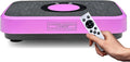 Vibration Plate Machine with Resistance Bands and Remote Control 125 Speed Levels 450LB Capacity Whole Body Oscillating Platform for Home Use