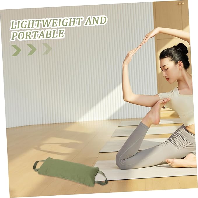 Empty Canvas Weight Training Sandbag for Yoga Fitness Portable Zippered Design for Easy Refilling for Leg Sculpting and Weightlifting Durable Easy to Clean