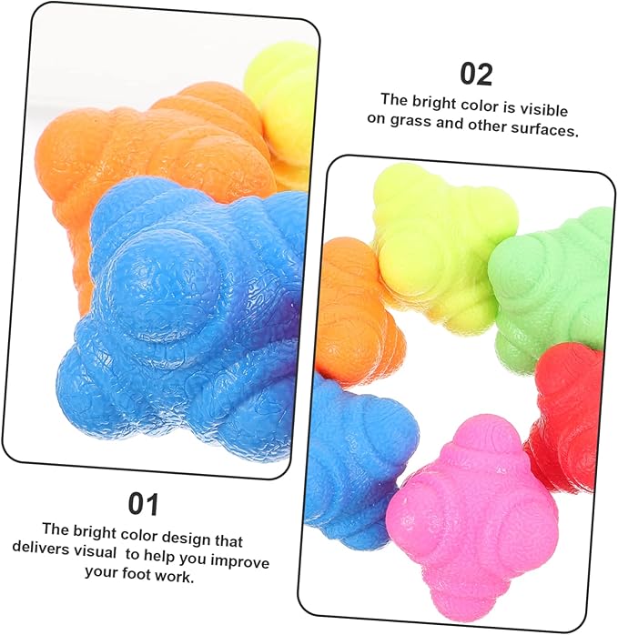 Sosoport 12 pcs Reaction Ball Hand Eye Coordination Training Reaction Training Balls Hand Eye Coordination Balls