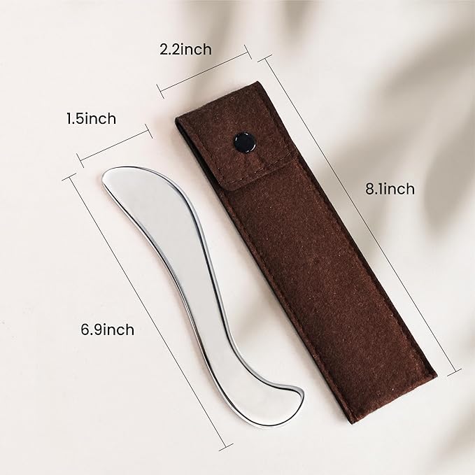 Muscle Scraper Tools, Stainless Steel Guasha Tool for Body, Scraping Tool Physical Therapy, Myofascial Release Tool, Massage Tools for Deep Tissue