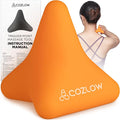 Trigger Point Massage Tool - Pyramid Shaped 4 Point Massager Ball - Muscle Knot Release - Myofascial Wellness Therapy - Back, Feet, Psoas Pain