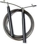 Speed Skipping Rope Adjustable Jumping Rope with Aluminium Alloy Handle and Ball Bearing Tangle-Free Exercise Rope for Home Exercise & Slim Body , Cross Fit Training, Fitness, Exercis Ideal for Aerobic Exercise