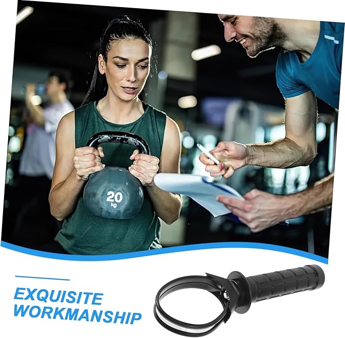 Milisten Gyro Wrist Ball Handle Bracket Replacement Grip for Wrist Training Gyroscope Exerciser 9.05 Inch Ergonomic Hand Strengthener