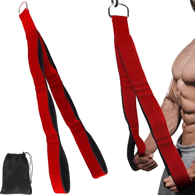 Tricep Rope, tricep Pull Down Attachment with Carry Bag, tricep Rope Cable Attachment for Pull Downs, Strength Training, arm Training, Facepulls and Perfect for Professional Gym
