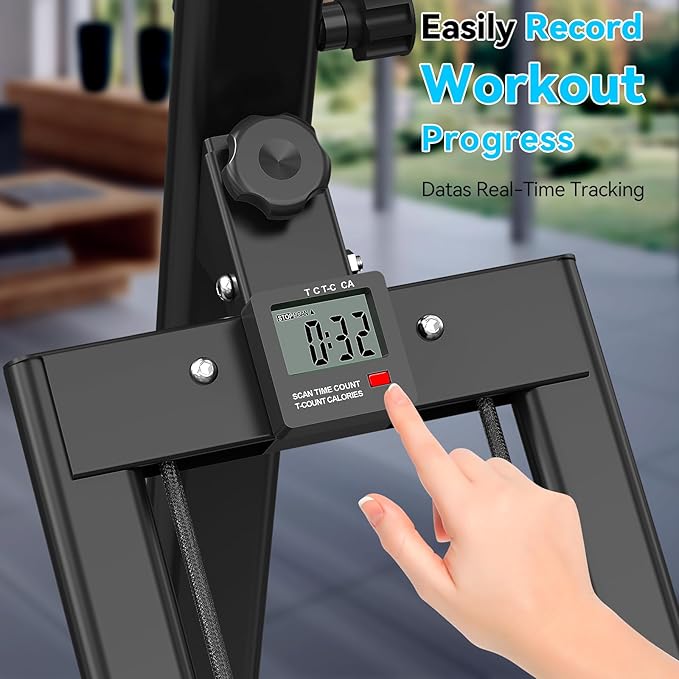 Stair Stepper for Home,Stair Climber Foldable,Large Pedal Vertical Climber Machine for Full-Body Workout,Steppers for Exercise at Home with 300LBS Loading Capacity