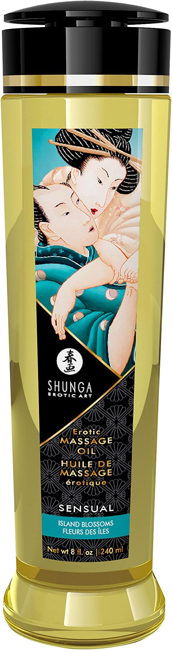 Shunga Erotic Massage Oil- Island Blossoms