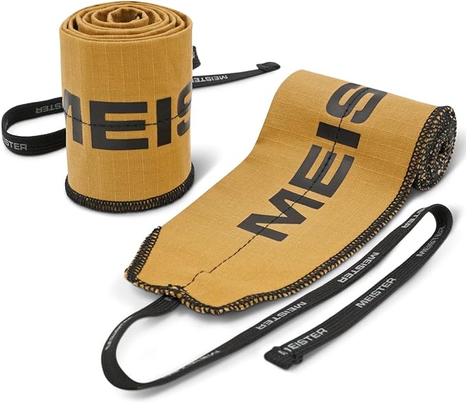 Meister Lockdown Wrist Wraps - Adjustable Non-Stretch Support for Weightlifting, Strength & Cross Training
