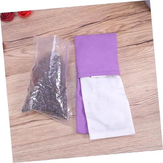 FRCOLOR Eyepillow Lavender Yoga Meditation Pillow Soft Fabric Comfortable for Travel Home