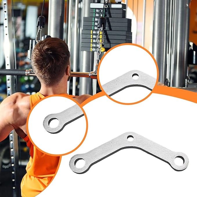 Pull Down Attachment Strength Training Stainless Steel Muscle Building Portable Lightweight Fitness Equipment Attachment