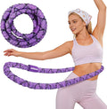 Soft Hula Hoop for Adults 3.3lb Weighted Hula Hoops for Women Weight Loss Pilates Equipment Infinity Hoop Soft Spring Weighted Hoop for Adults Women Beginners Kids Home Travel Gym